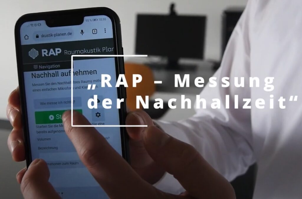 Nachhallzeit messen mit dem RAP